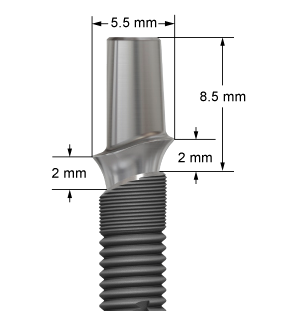 Bild för TiDesign Profile EV 4.2 Ø 5.5 - 2 mm Triangular