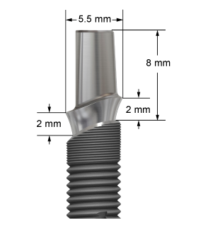 Bild för TiDesign Profile EV 4.8 Ø 5.5 - 2 mm Triangular