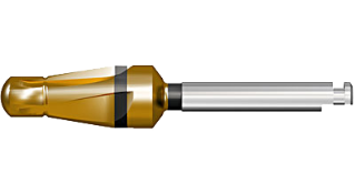 Bild för  'Conical Drill Ø 3.7/5.0 (black) Short shaft'