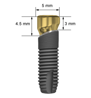 Bild för  'HealDesign Profile EV 4.2 Ø 5 - 3 mm Triangular'
