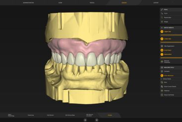 inLab CAD Software, individual impression tray