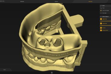 inLab CAD Software, Export of virtual data model