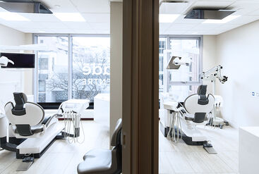 Modern equipment and high-end technology at the dental practice The Accolade Dental Centre, Toronto.