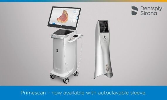 CEREC Primescan AC and autoclavable sleeve