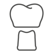 Abutment crown