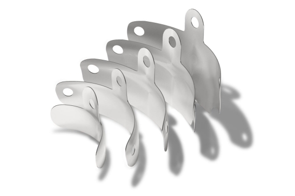 Image of all palodent matrices uncoated 5 sizes 