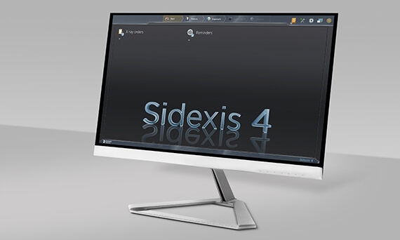 Monitor que muestra a Sidexis 4