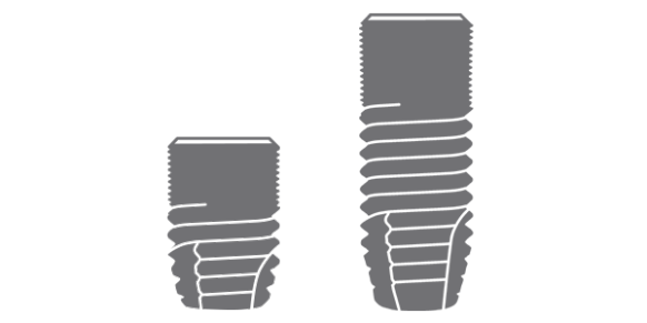 OsseoSpeed EV straight implants