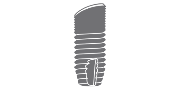 OsseoSpeed Profile EV straight implants