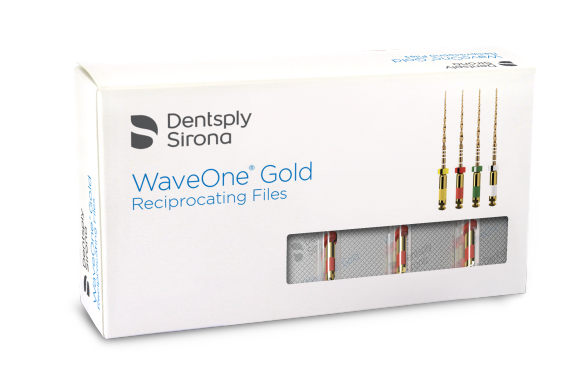 Packshot of Wave One Gold endodontic files