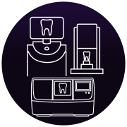 Icon: CEREC AC, CEREC Primemill, CEREC SpeedFire