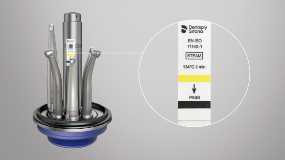 DAC Universal Standard Lid shown with chemical indicator