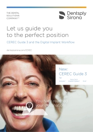 CEREC Guide 3 Implantologie brochure