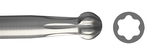 optimized screw head and screwdriver design