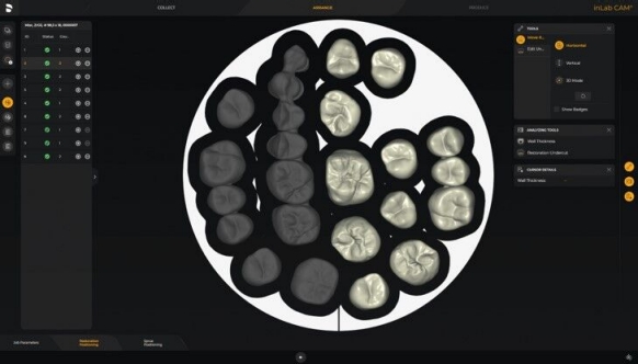 Smart positioning with inLab CAM Software