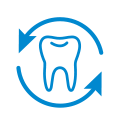 Regelmatige mondzorg pictogram